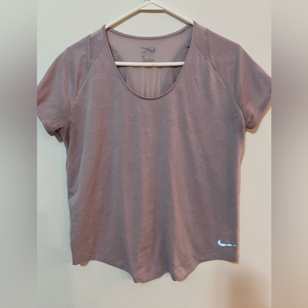 NIKE Tops | Womens short sleeve dri-fit athletic top purple